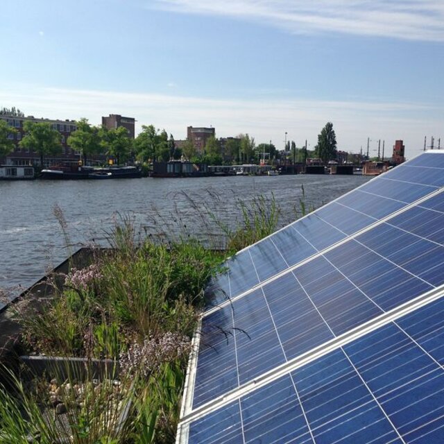 Veldopstelling zonnepanelen